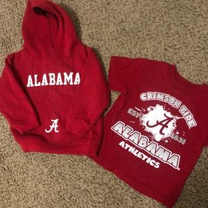 Toddler Boy Alabama Hoodie and Tee Shirt (3T)
